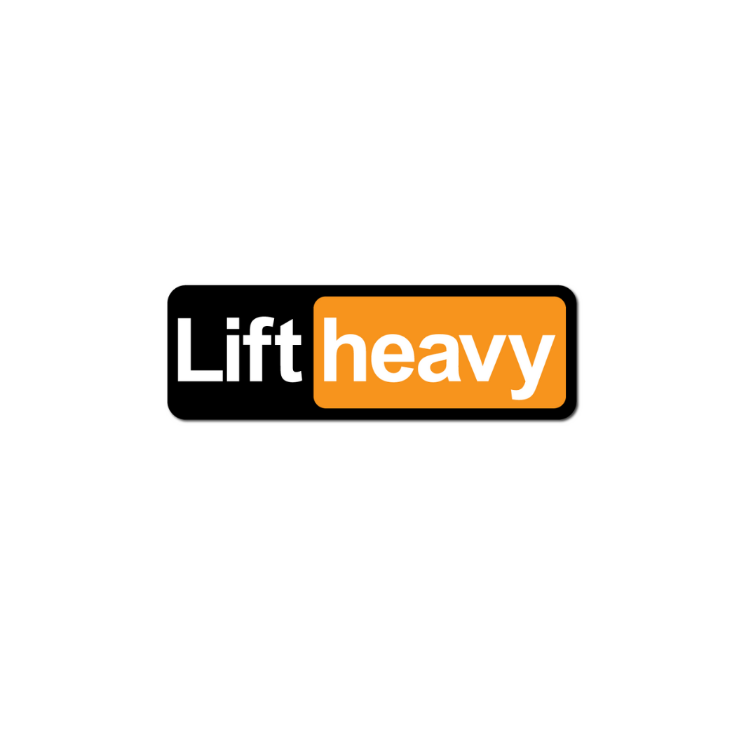 "Lift Heavy Hub" - Sticker